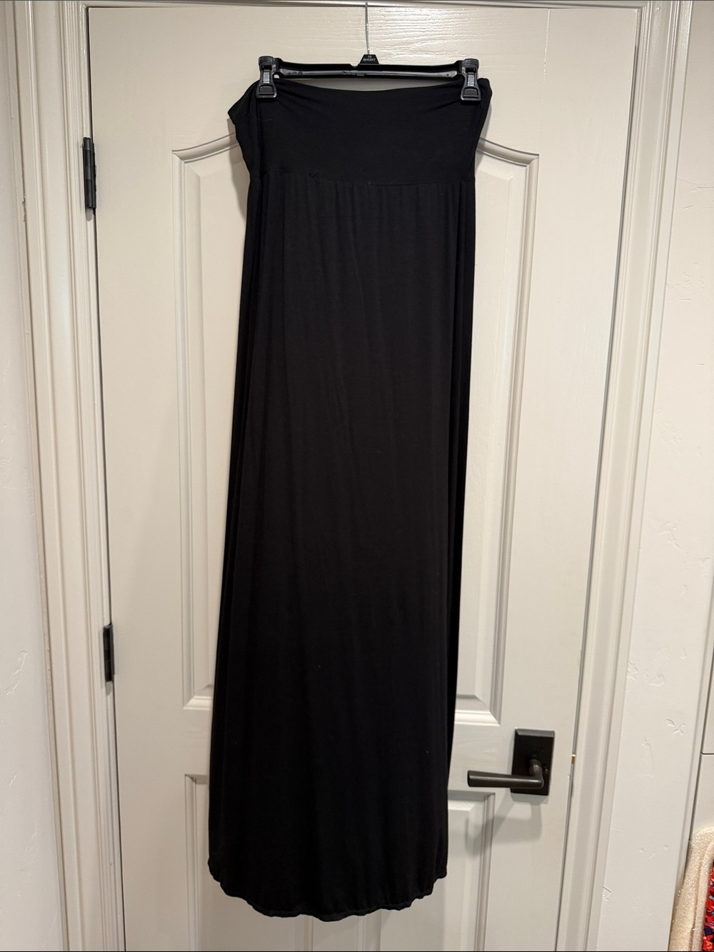 Studio M Black Strapless Maxi Dress